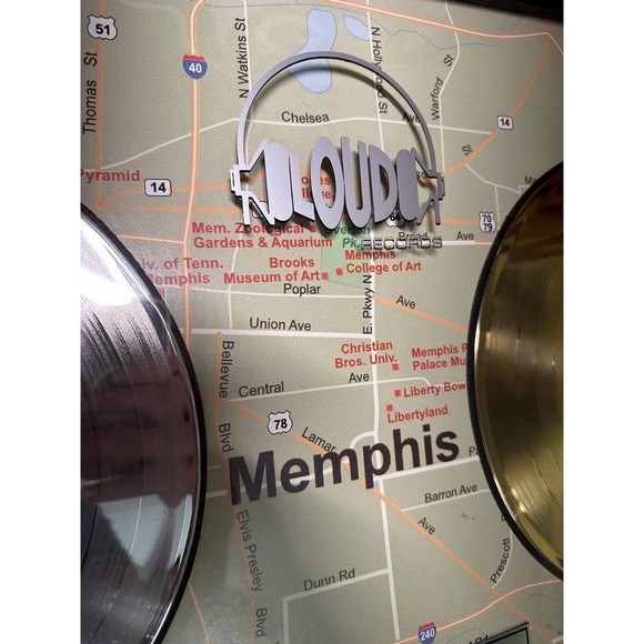 Three 6 Mafia Project Pat RIAA Platinum Gold Plaque Award Rap Juicy J DJ Paul - Picture 15 of 16